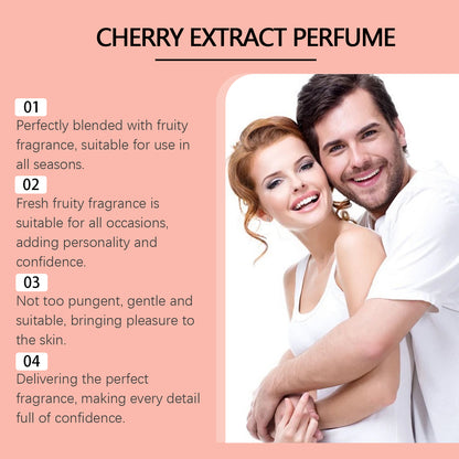 Roxelis Cherry Scent Women's Charismatic Perfume - Elegant Floral Notes, Fresh & Long-Lasting Fragrance, Ideal for Daily Commute & Dates