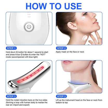 Neck & Face Vibrating Massage Device – Anti-Wrinkle & Lifting-CNDZ004