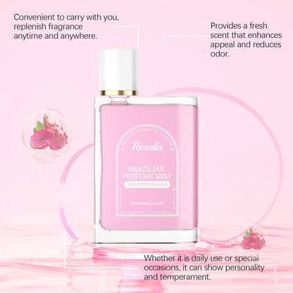 Roxelis Brazilian Light Perfume - Red Dragon Fruit Scent, Long-Lasting, Gentle & Fresh, Daily Casual Fruity & Elegant Perfume Spray