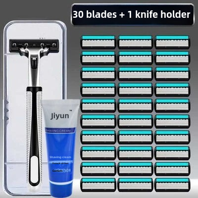 6-Blade Manual Razor for Men – Precision Shaving-CNNS002