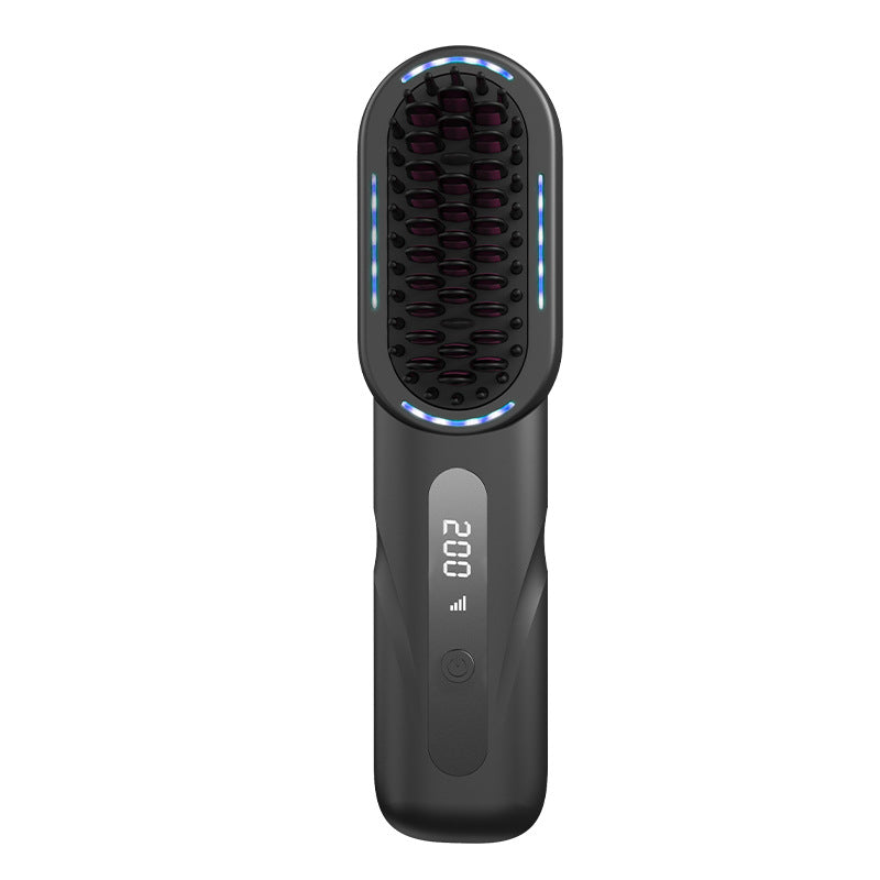 Portable Hair Straightening Brush–Safe Styling & Care-CNDZ008