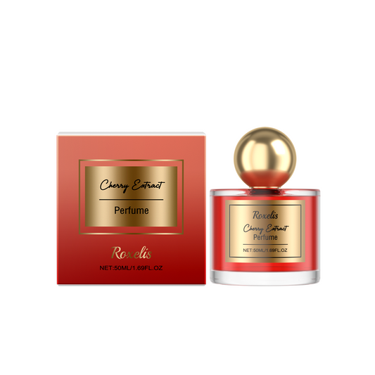 Roxelis Cherry Scent Women's Charismatic Perfume - Elegant Floral Notes, Fresh & Long-Lasting Fragrance, Ideal for Daily Commute & Dates