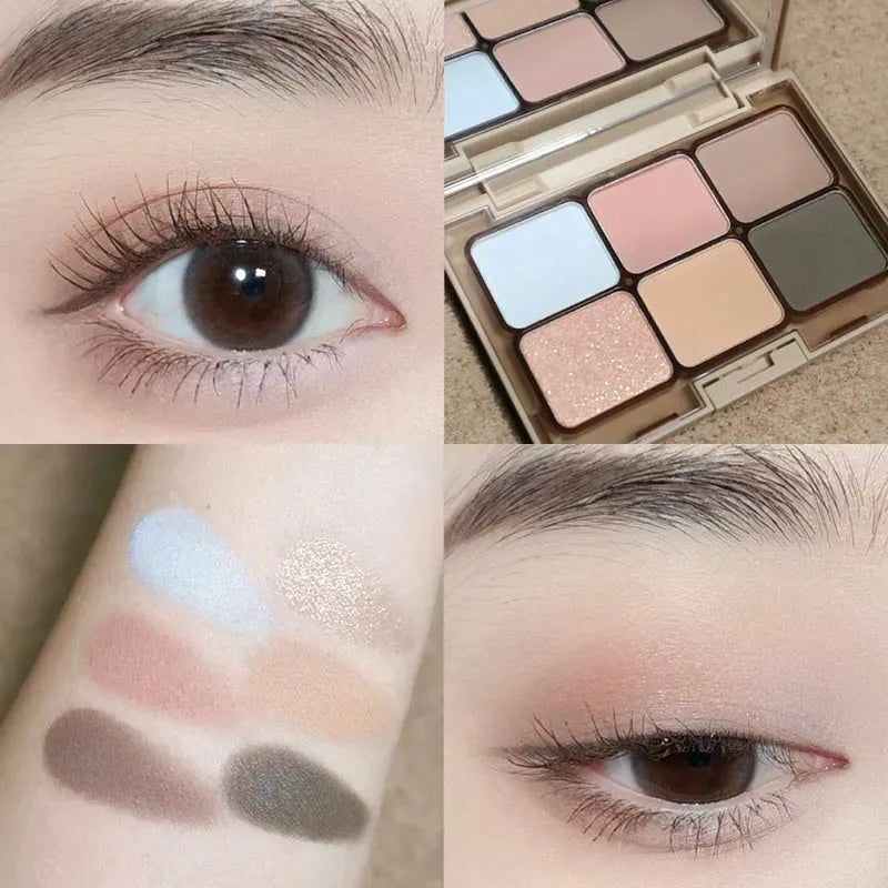 Six Colors Eye Shadow & Blush Palette-CNMZ006