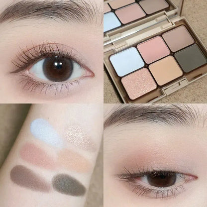 Six Colors Eye Shadow & Blush Palette-CNMZ006