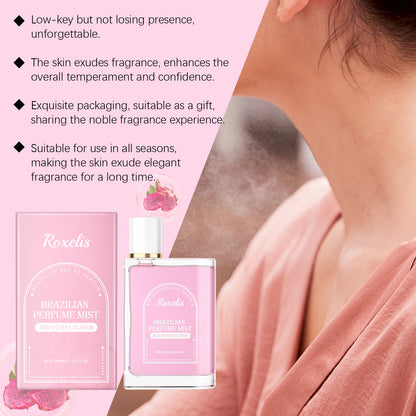 Roxelis Brazilian Light Perfume - Red Dragon Fruit Scent, Long-Lasting, Gentle & Fresh, Daily Casual Fruity & Elegant Perfume Spray