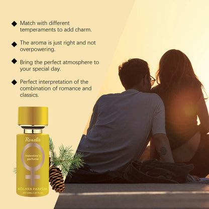 Roxelis Cologne Light Perfume - Natural Long-Lasting, Elegant & Fresh Scent, For Wrists & Behind Ears, Ideal for Daily Use & Niche Couple Dates