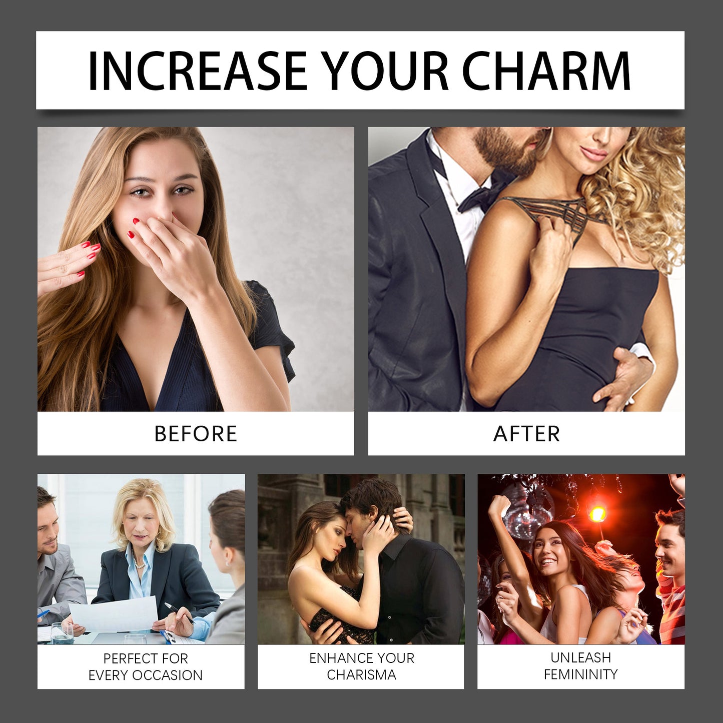 Roxelis Sandalwood Cologne Romantic Perfume - Release Charm, Perfect for Couples, Niche Atmosphere, Fresh & Long-Lasting, Portable Size